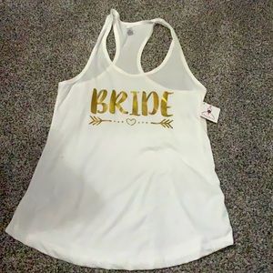 Bride tank top